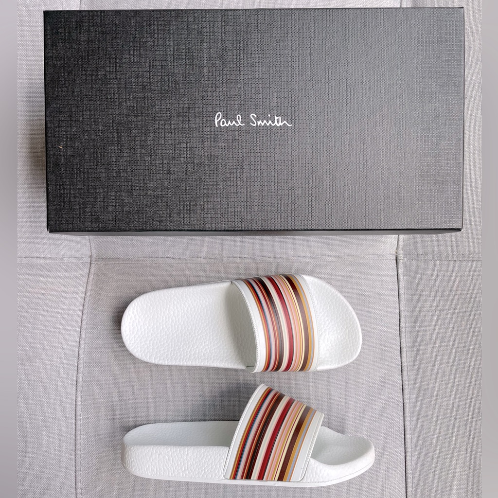 Brand New Paul Smith Sulm White Slides